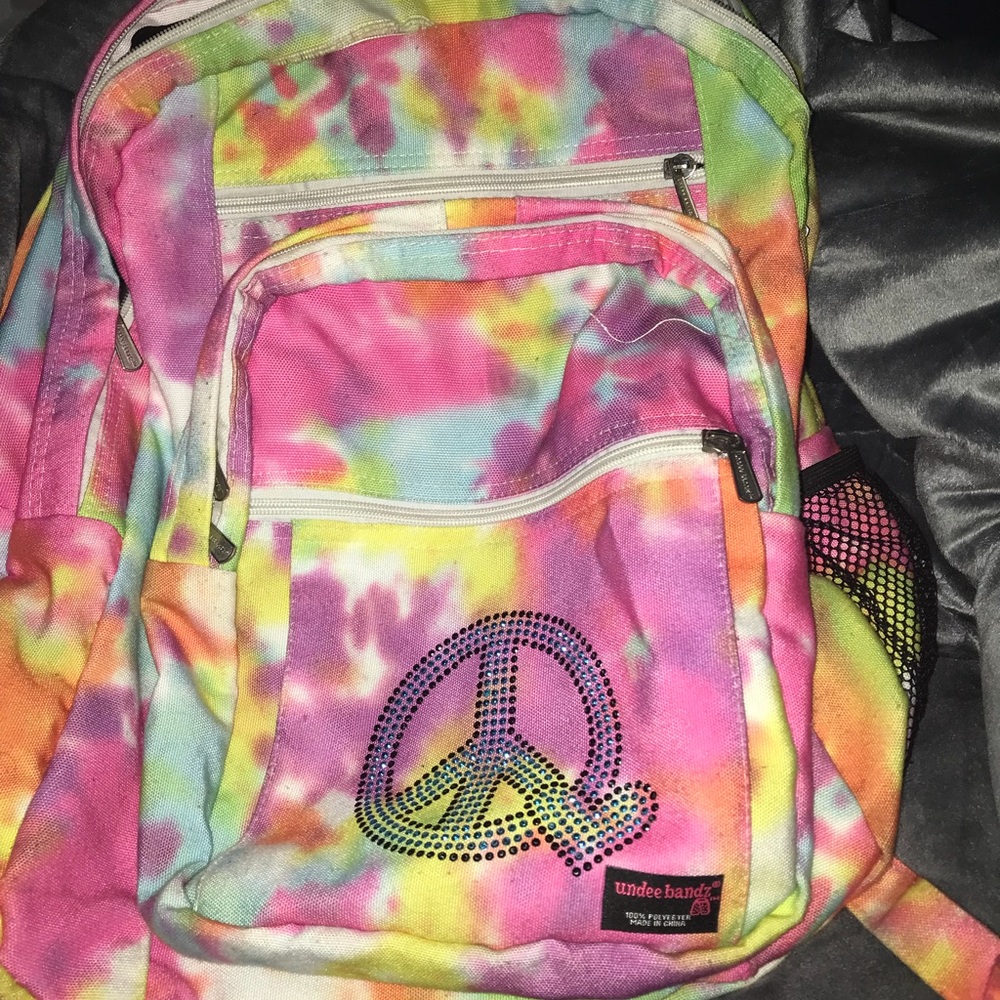Large tie dye back pack